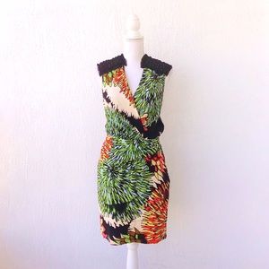 Anthropologie Ali Ro Silk Embellished Dress